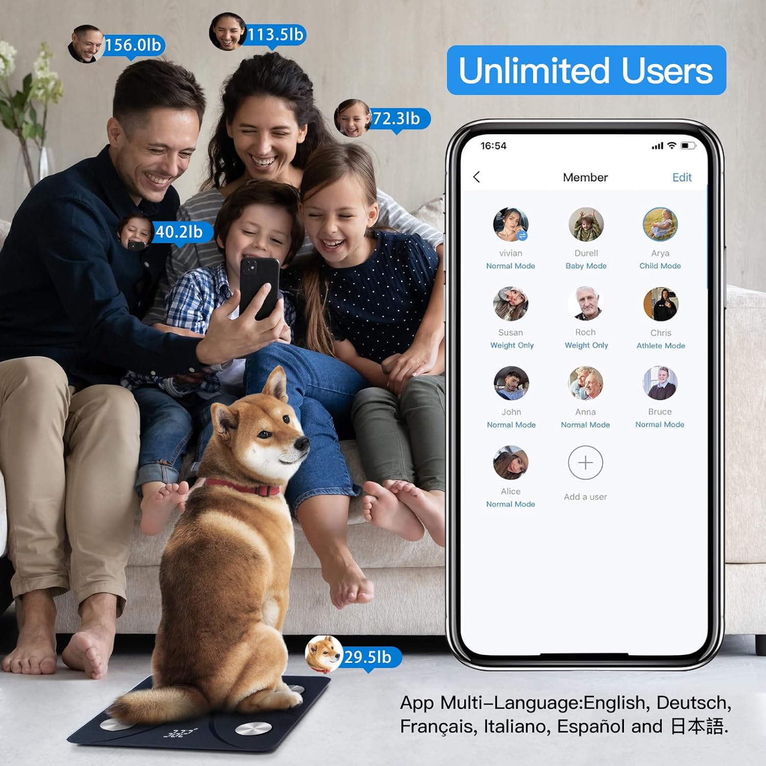 Thumbnail 4 de Vitafit Smart Bathroom Scales 28st — body composition ⚖