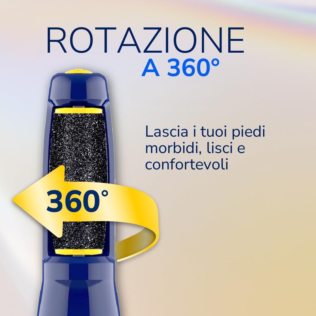Detalle de Dr. Scholl’s Lima Piedi Elettrica Rimuovi Calli – Pedicure Professionale, Pelle Liscia in Secondi
