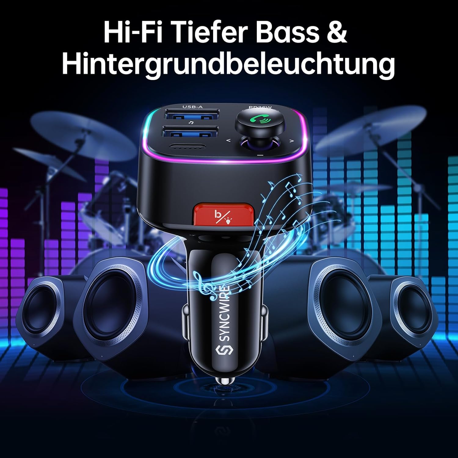 Thumbnail 5 de Syncwire FM Transmitter 48W Auto