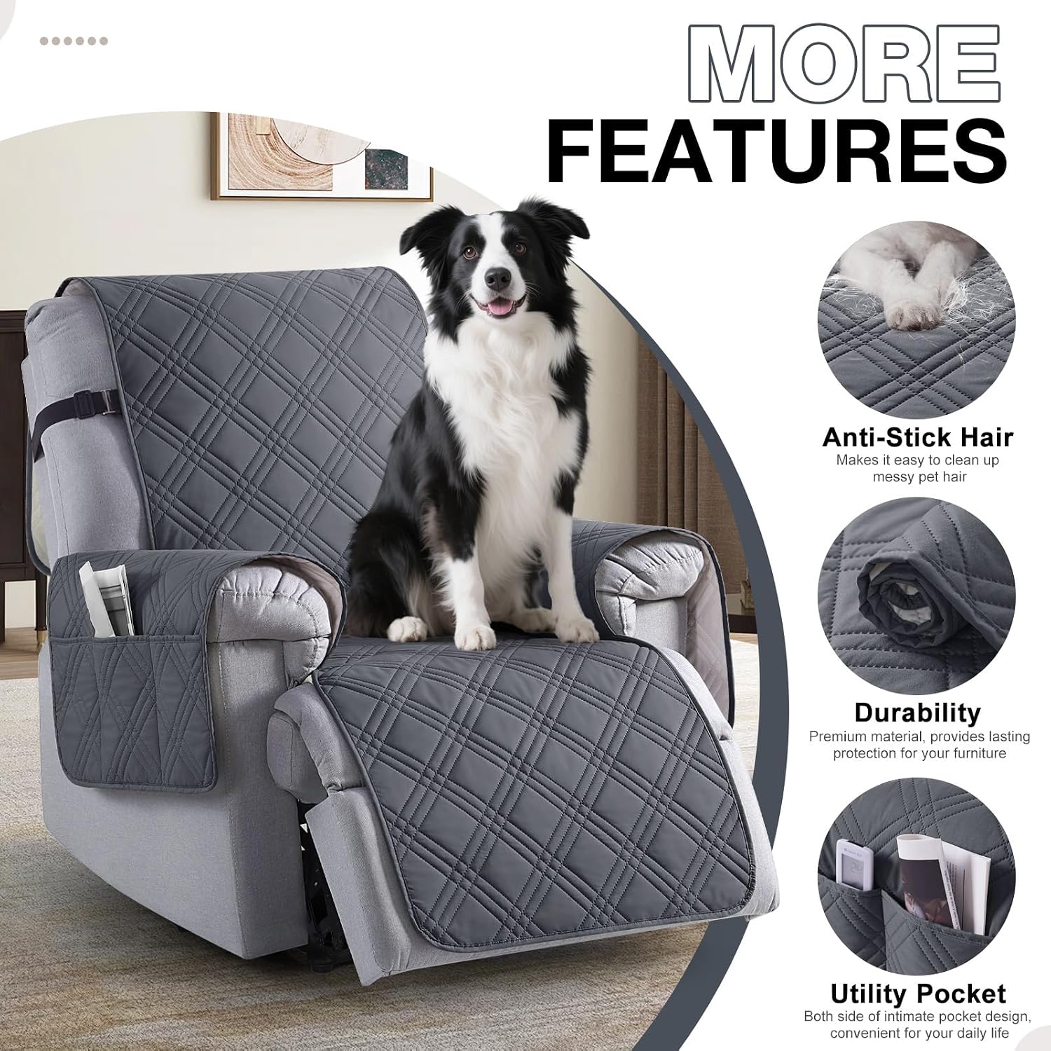 Detalle de TAOCOCO Recliner Chair Cover