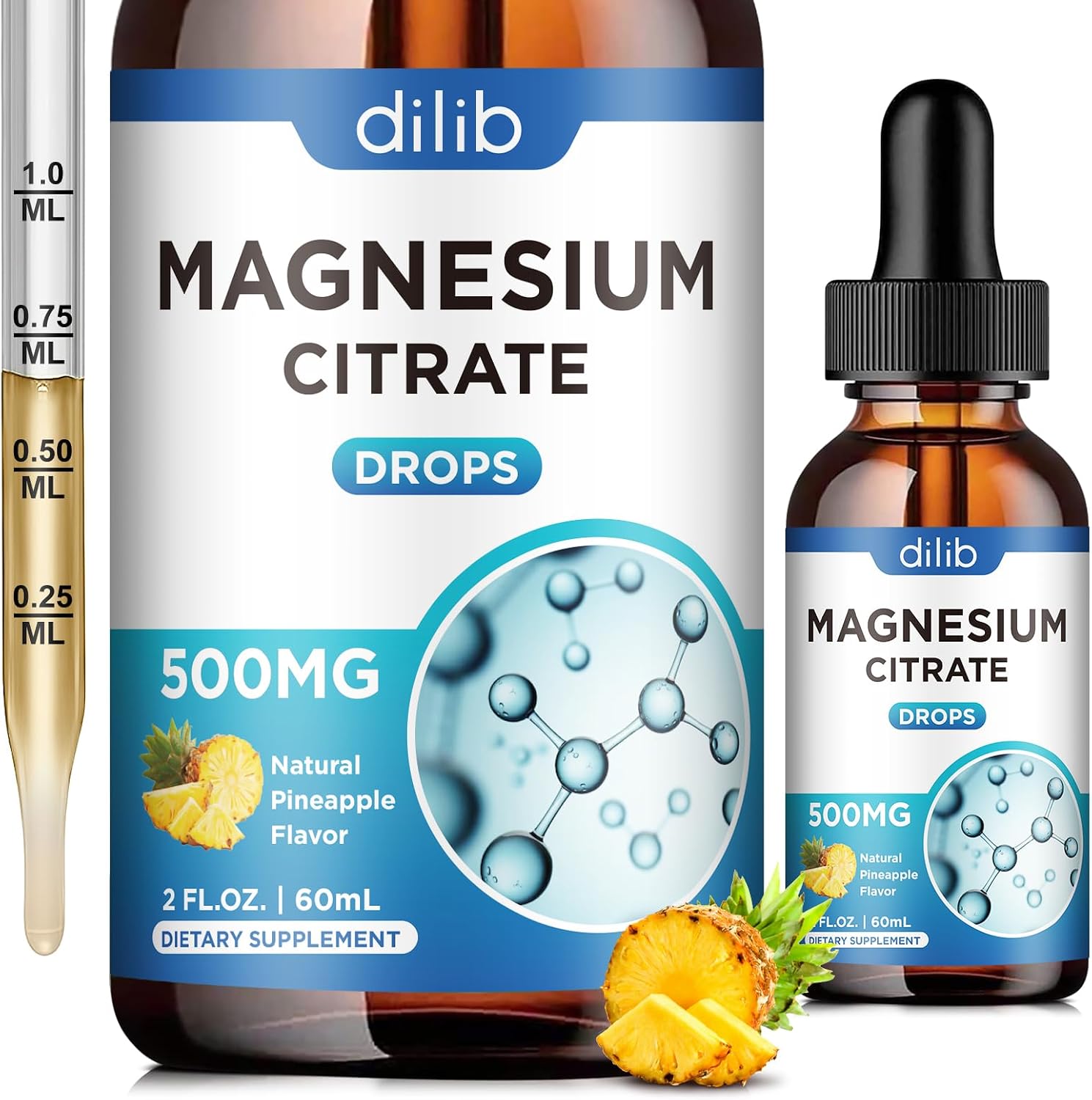 Detalle de Magnesium Citrate Liquid Drops 500 mg