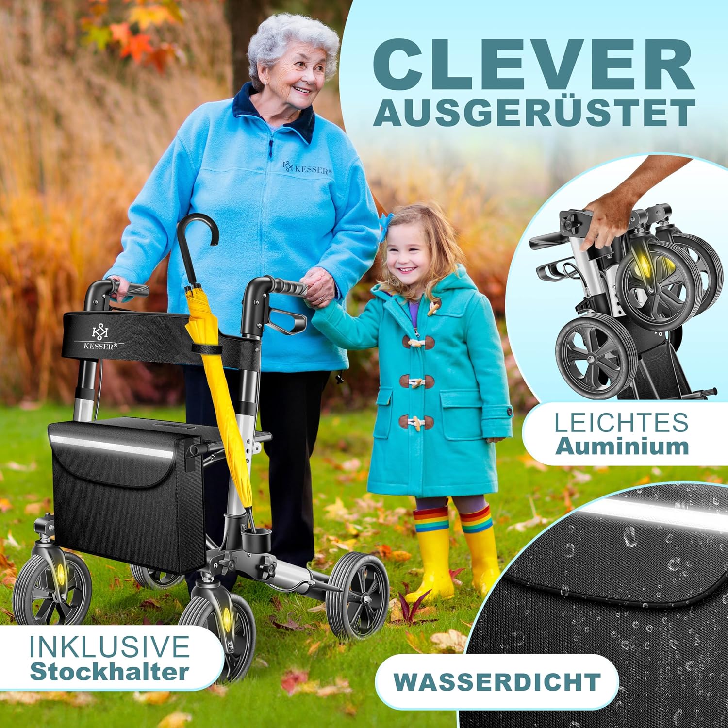 Thumbnail 2 de KESSER Rollator 7,6 kg