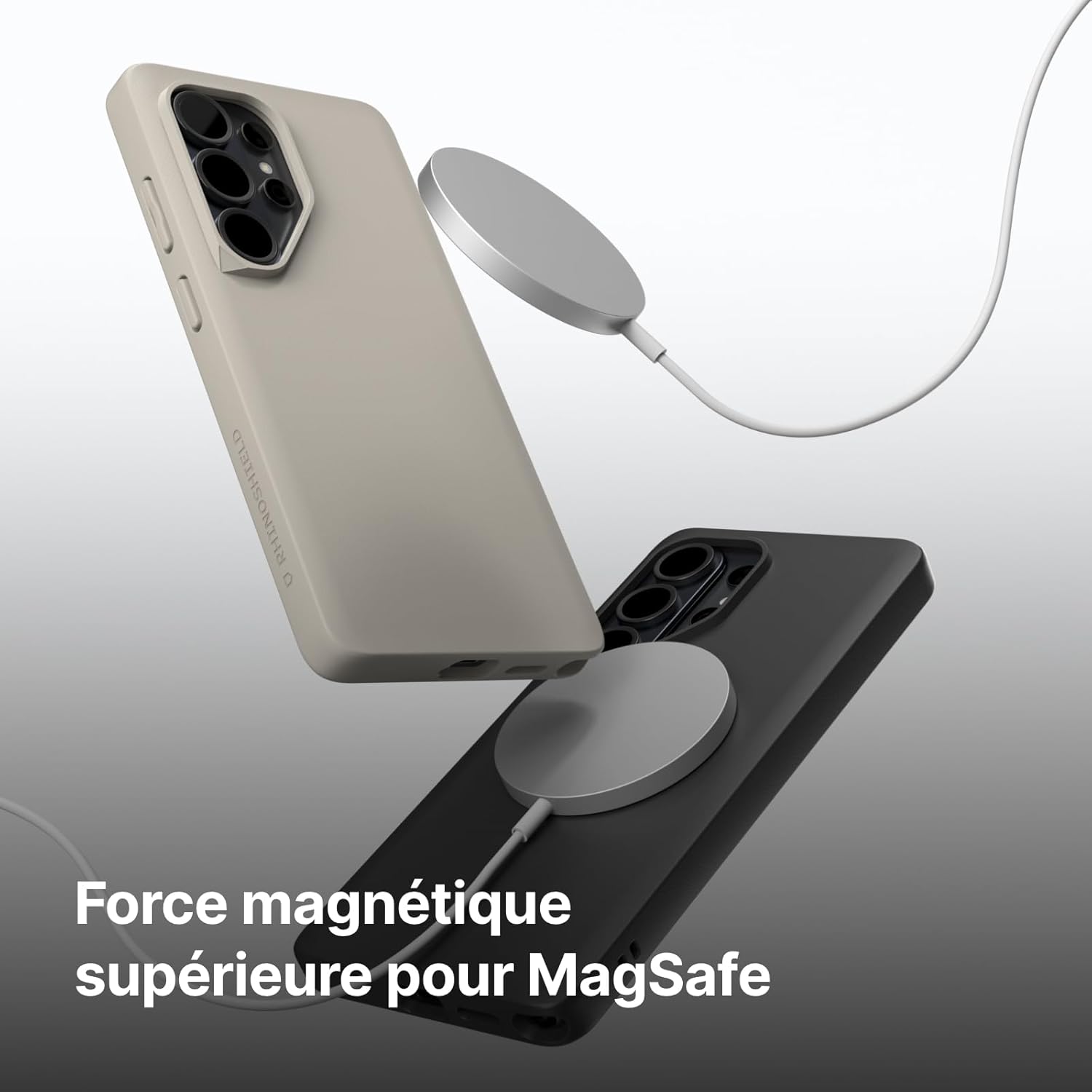 Thumbnail 4 de RhinoShield SolidX Coque renforcée compatible MagSafe pour Galaxy S26 Plus – Beige