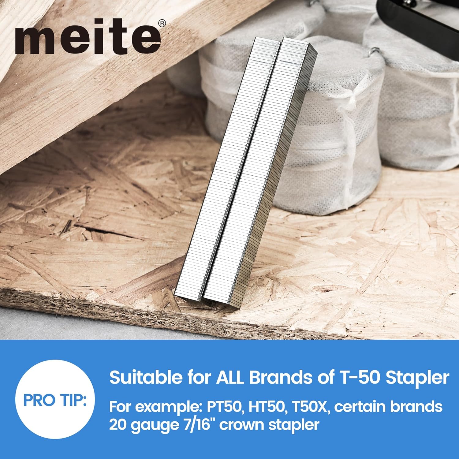 Thumbnail 4 de meite T-50 Type 140 1,512-pack heavy duty staples