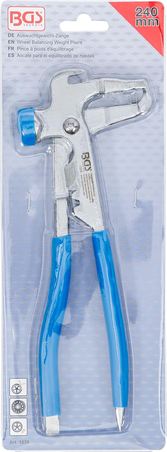 Thumbnail 3 de BGS 1539 Wheel Balancing Weight Pliers (240 mm)