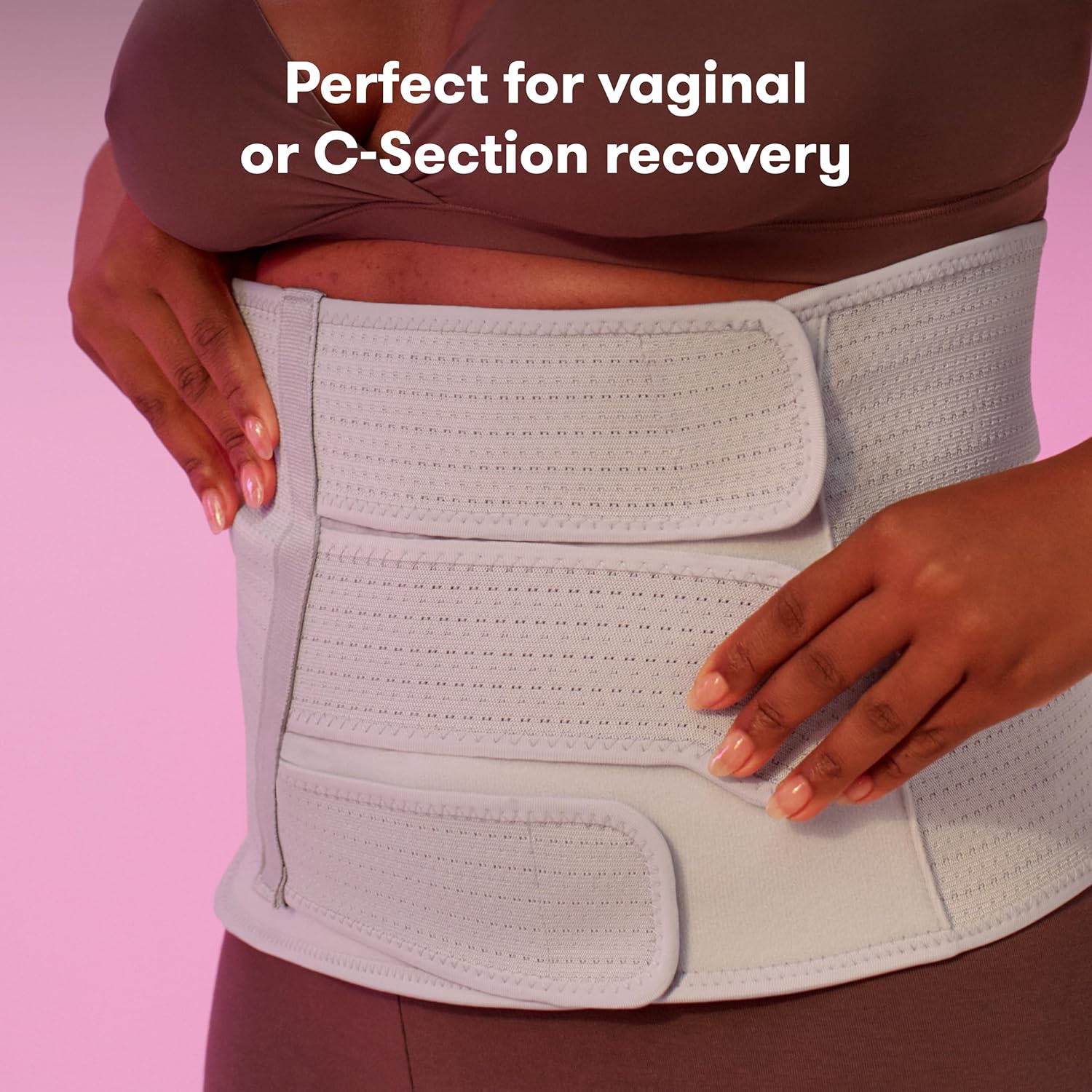 Thumbnail 2 de Frida Mom Postpartum Belly Binder (9-Inch High) — Adjustable Compression Wrap for Natural & C-Section Recovery
