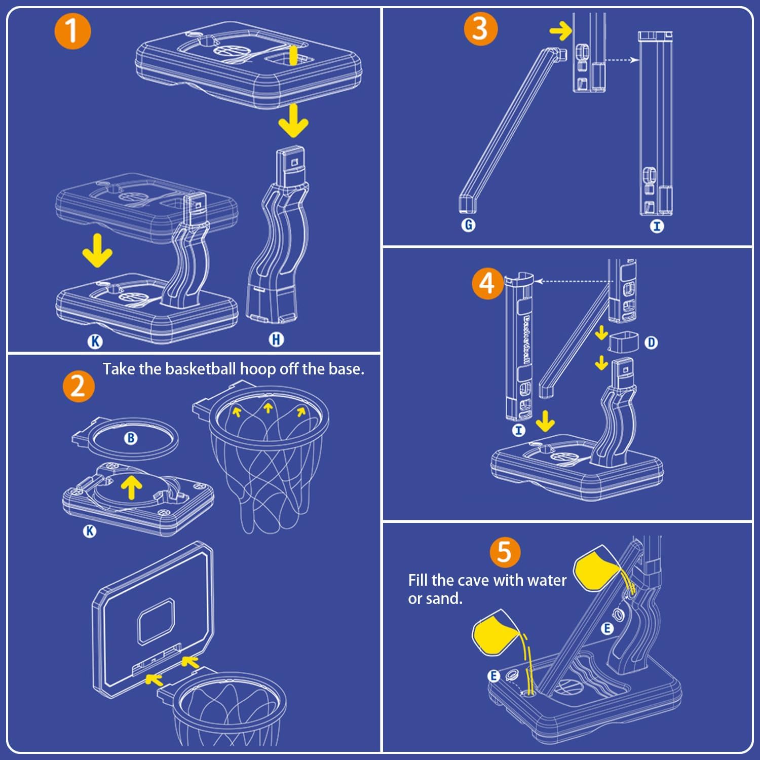 Thumbnail 2 de Basketball Hoop for Kids