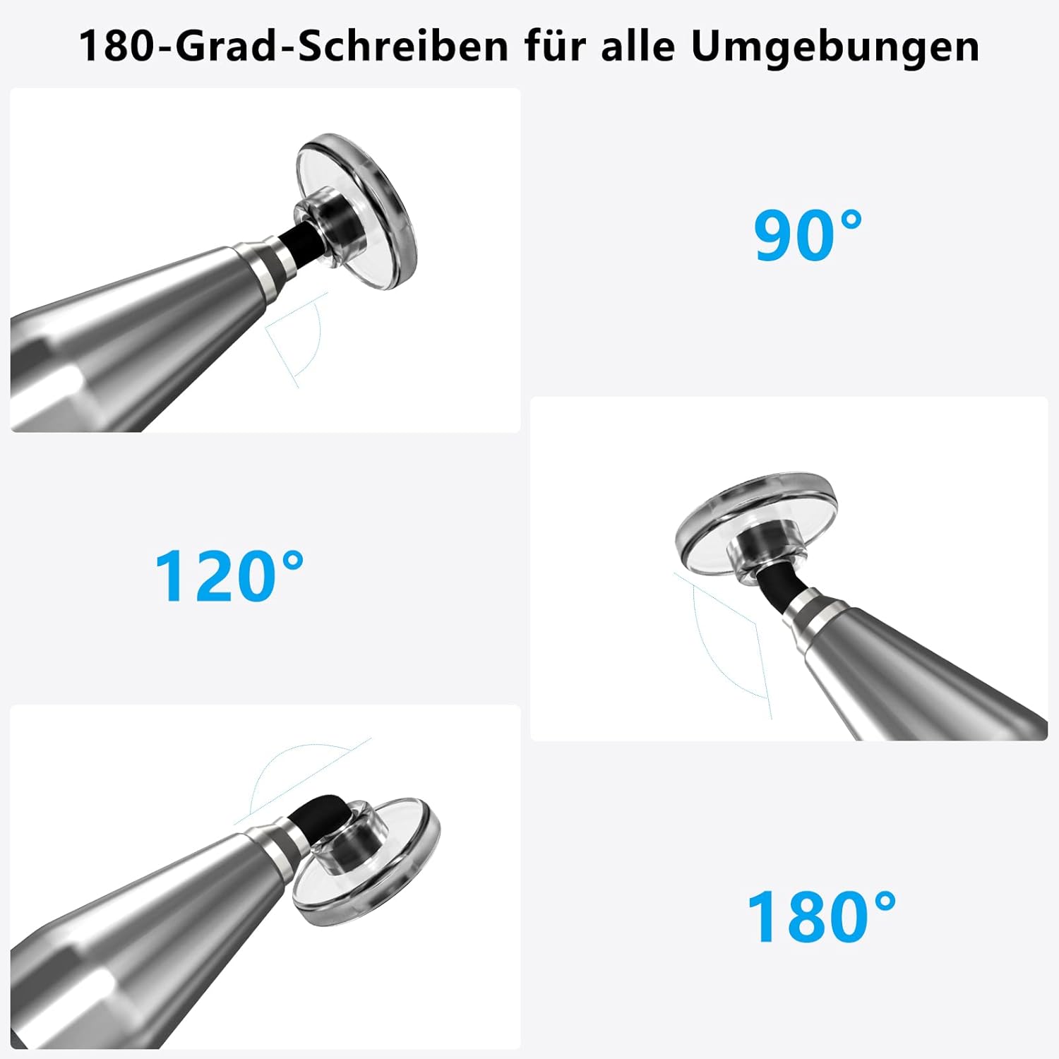 Detalle 2 de SENKUTA 2‑in‑1 Tablet Stift für alle Tablets (Touchscreen) – Schwarz