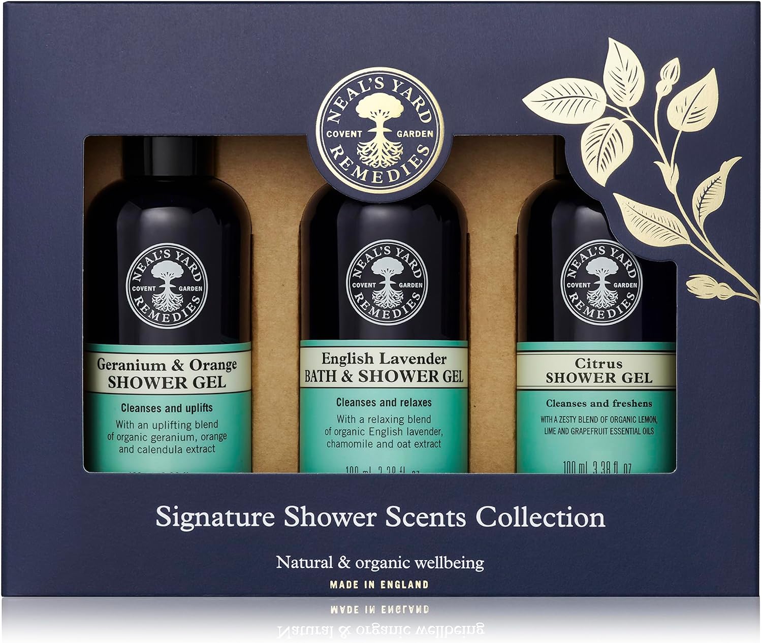 Detalle de Neal's Yard Remedies Reviving Shower Scents pack of 3