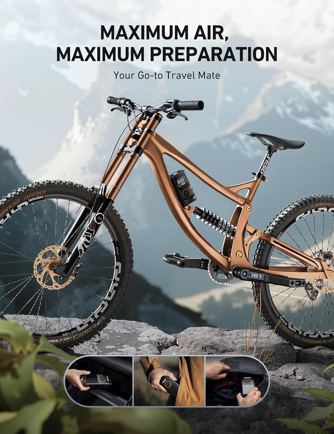 Thumbnail 2 de AstroAI L7 150 PSI Tire Inflator