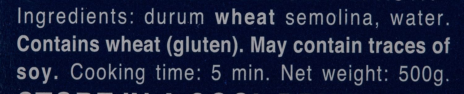 Detalle de Barilla Klassische Spaghettini Nr. 3 – Hartweizen, al dente in 5 Minuten (5 x 500 g)