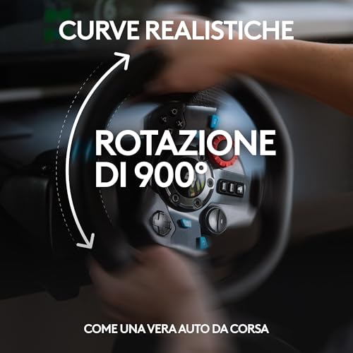 Detalle 2 de Logitech G G29 Driving Force volante da corsa – fedeltà di guida e sensazione realistica per PS5, PS4 e PC