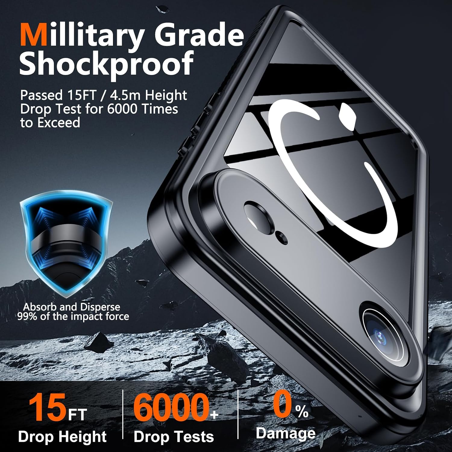 Thumbnail 3 de SPIDERCASE Magnetic iPhone 17 Air 6.5" Case