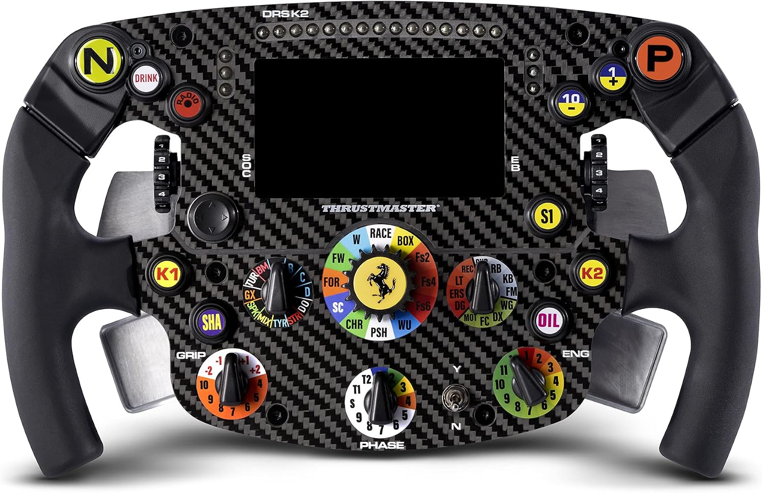 Detalle de Thrustmaster 4060320 Formula Wheel Add-On Ferrari SF1000 Edition カーボン製ステアリングホイール