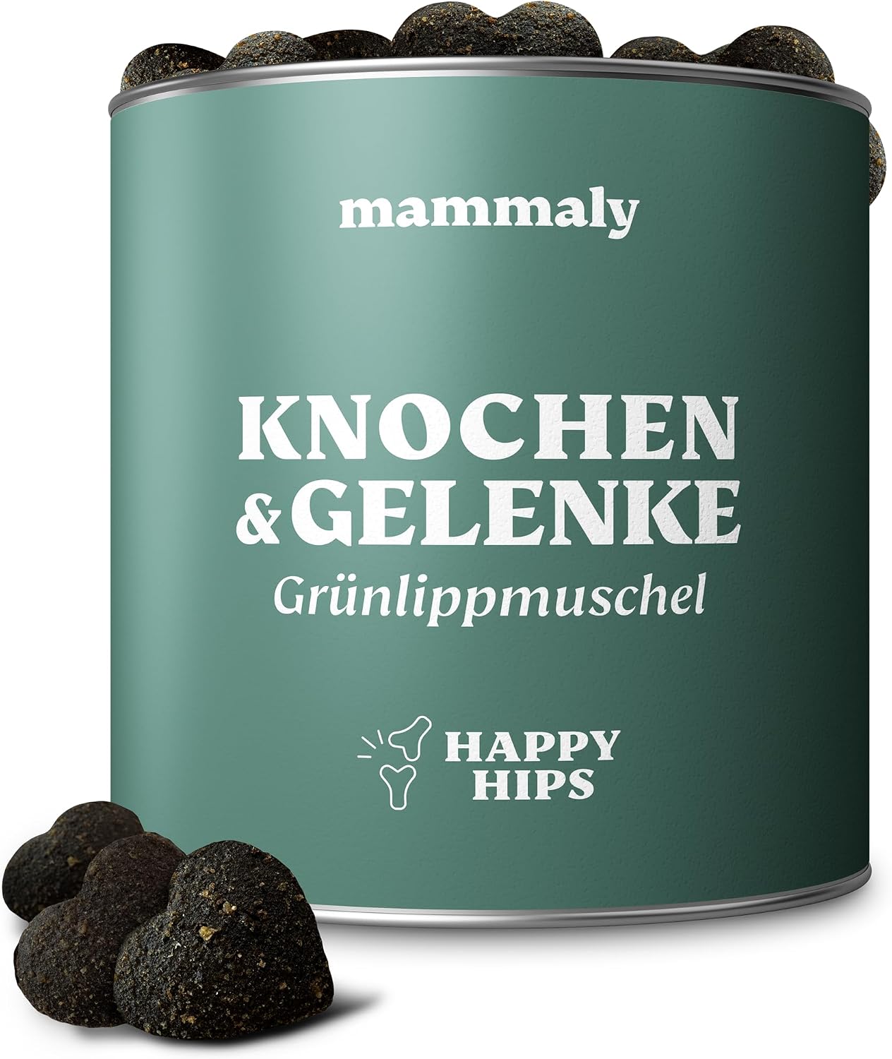 Detalle de mammaly Active Hips Grünlippmuschel 60 Leckerli