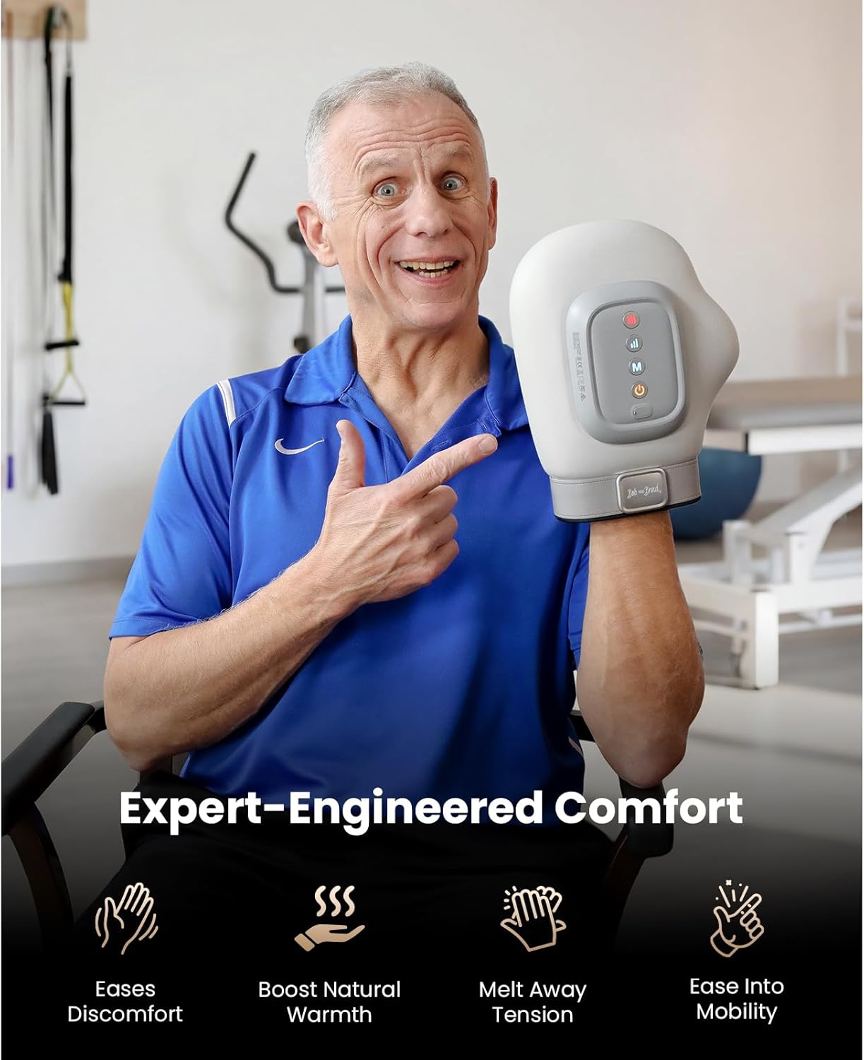 Detalle de Bob and Brad HandSpa Prime Electric Heated Hand Massager: a pragmatic look