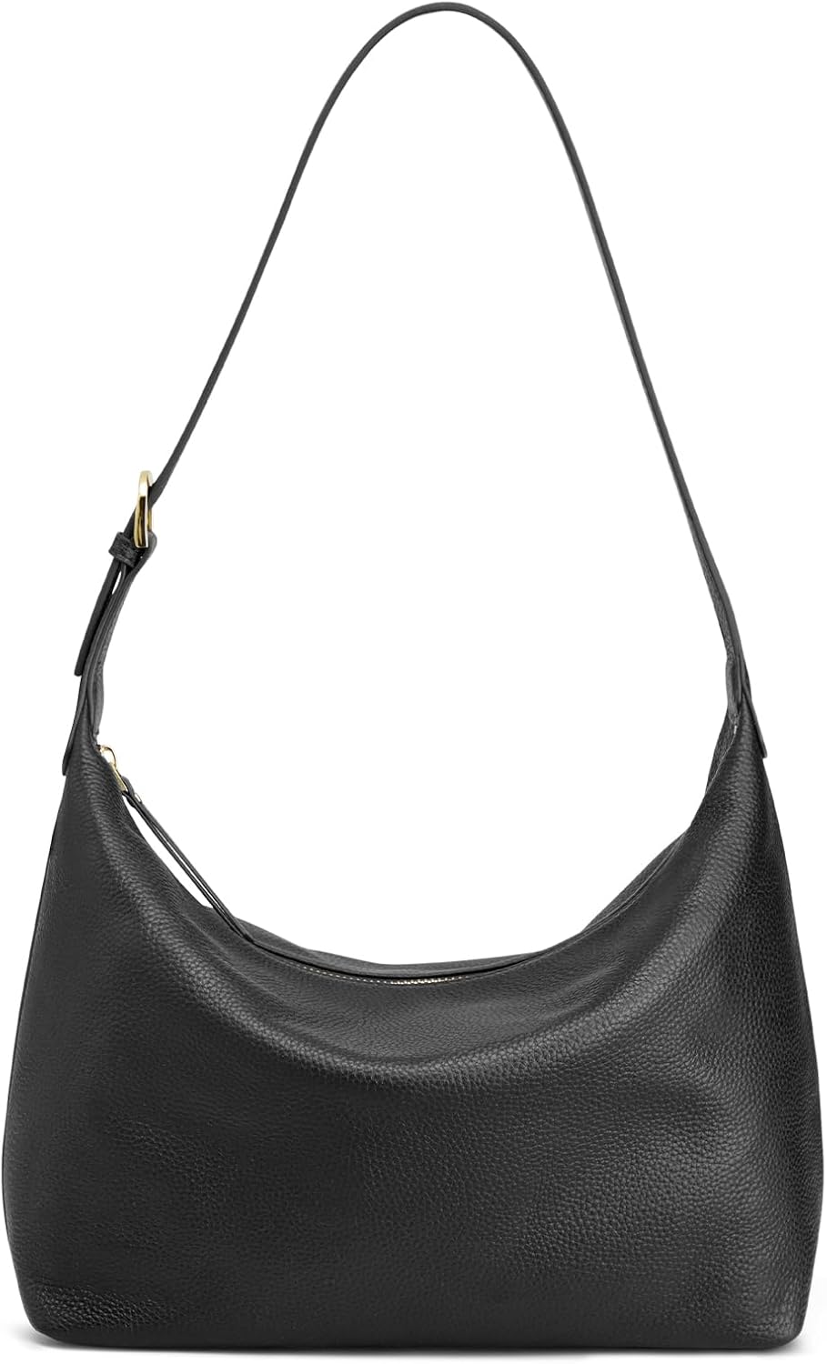 Detalle de Kattee Meduim Sacs Hobo pour femme en cuir véritable — sac à bandoulière polyvalent