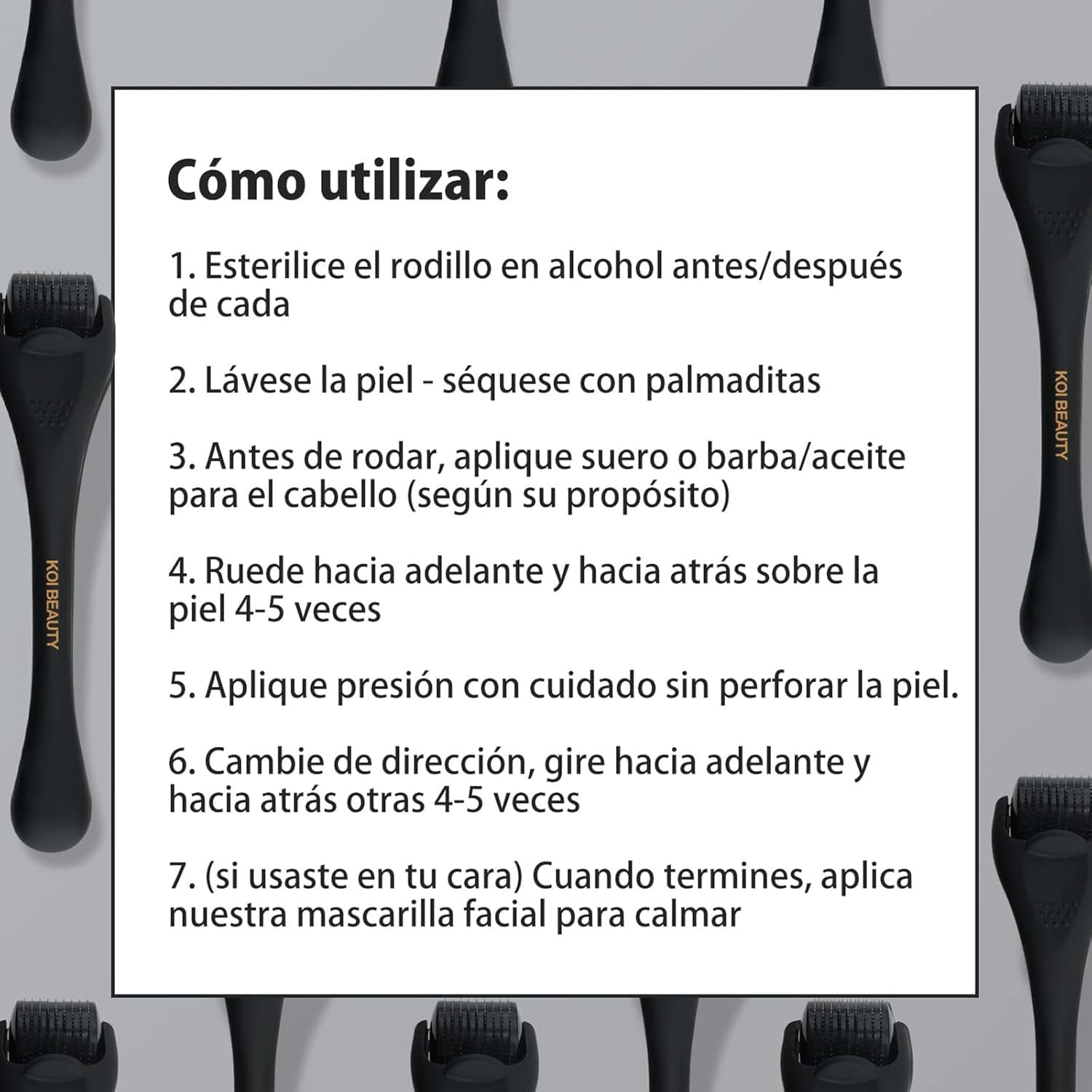 Thumbnail 4 de KOI BEAUTY Derma Roller 0.5 para barba y cabello