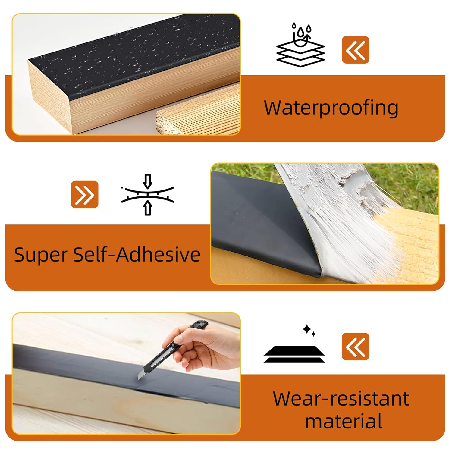 Detalle de JOAPRIL Deck Joist Tape 1-5/8" x 50