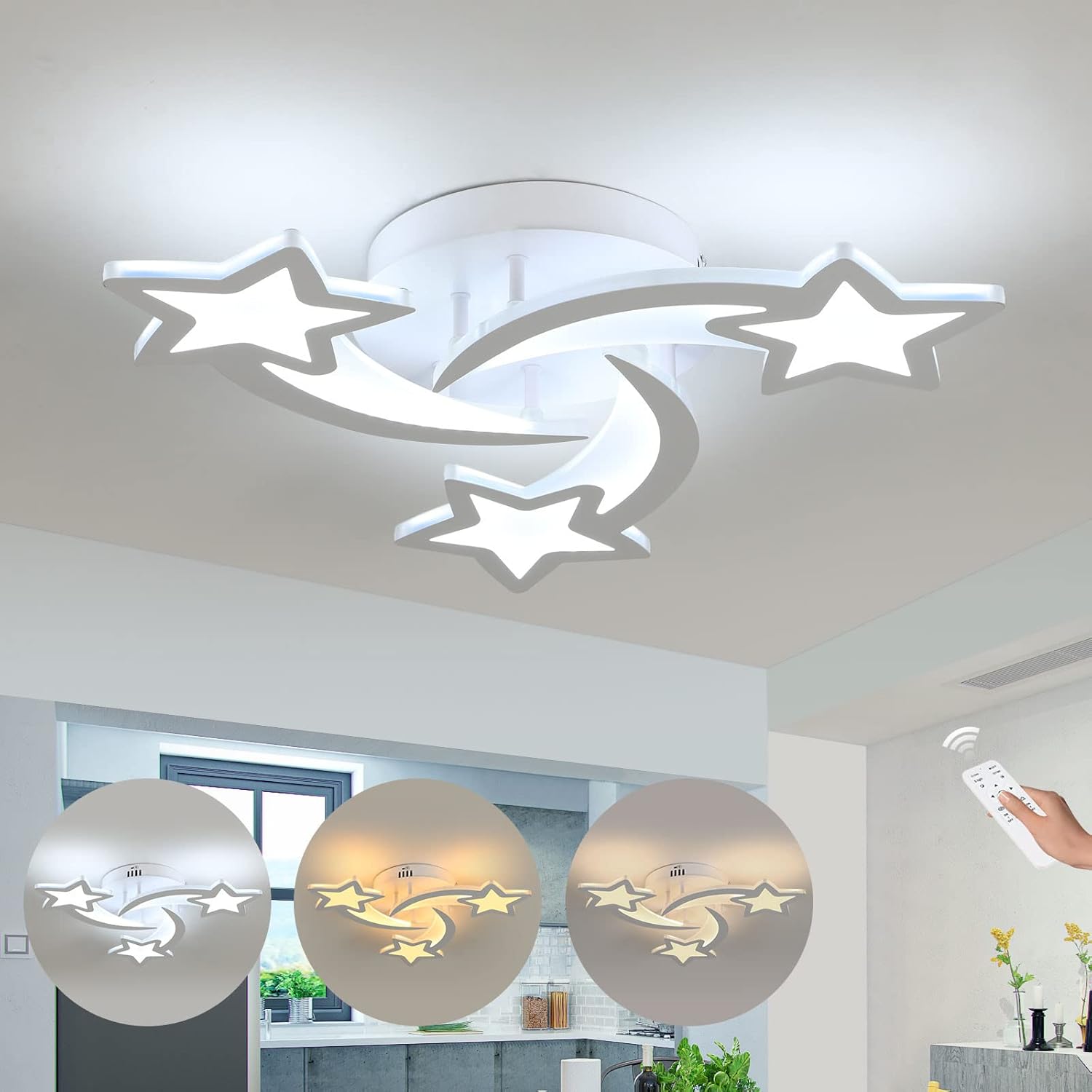 Detalle de Comely Plafoniera LED Dimmerabile 30W