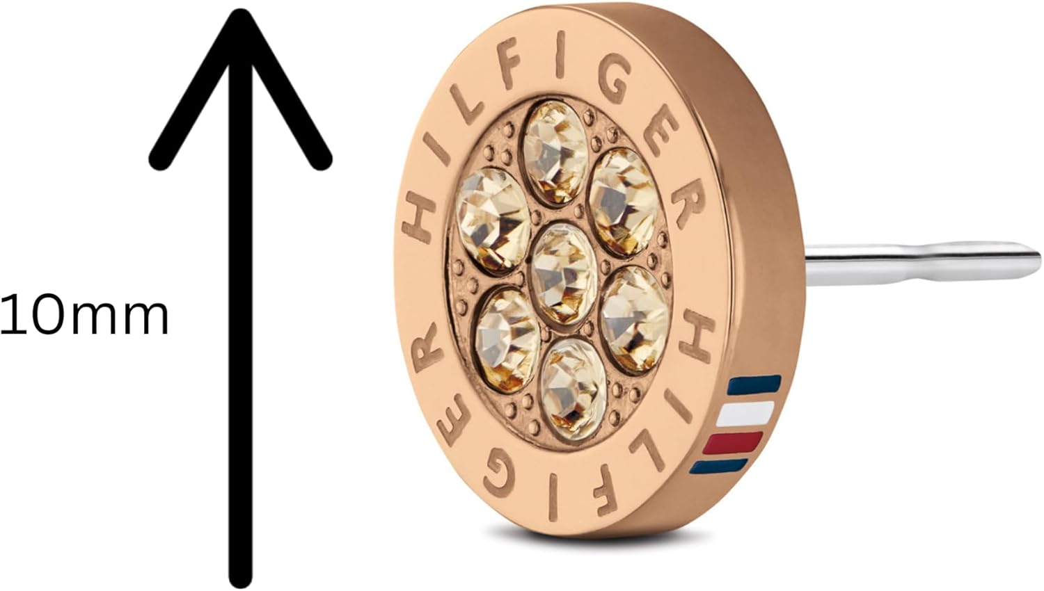Thumbnail 1 de Tommy Hilfiger Jewelry orecchini a perno da donna in acciaio inox con cristalli