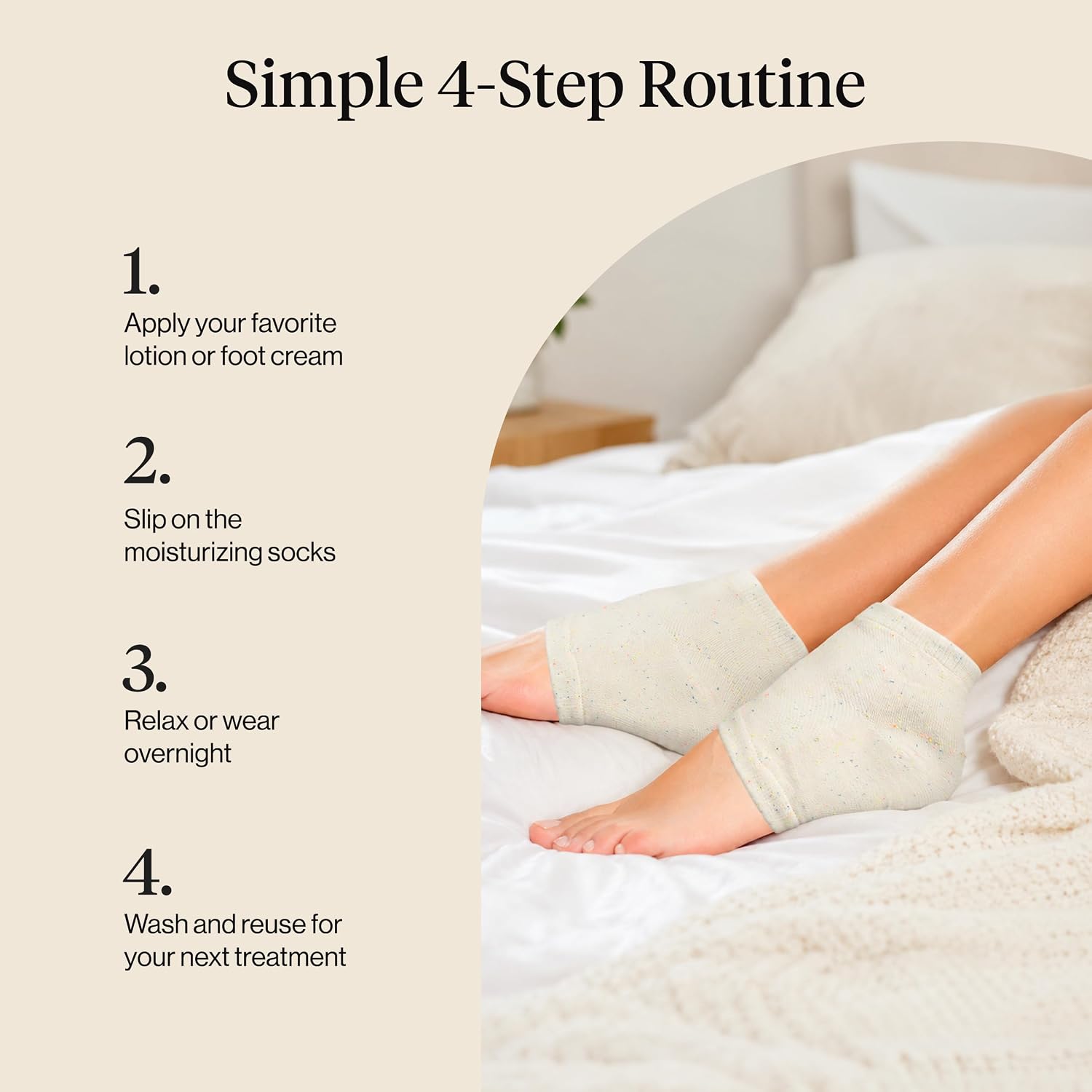 Thumbnail 6 de Kitsch Moisturizing Spa Socks, cotton exterior