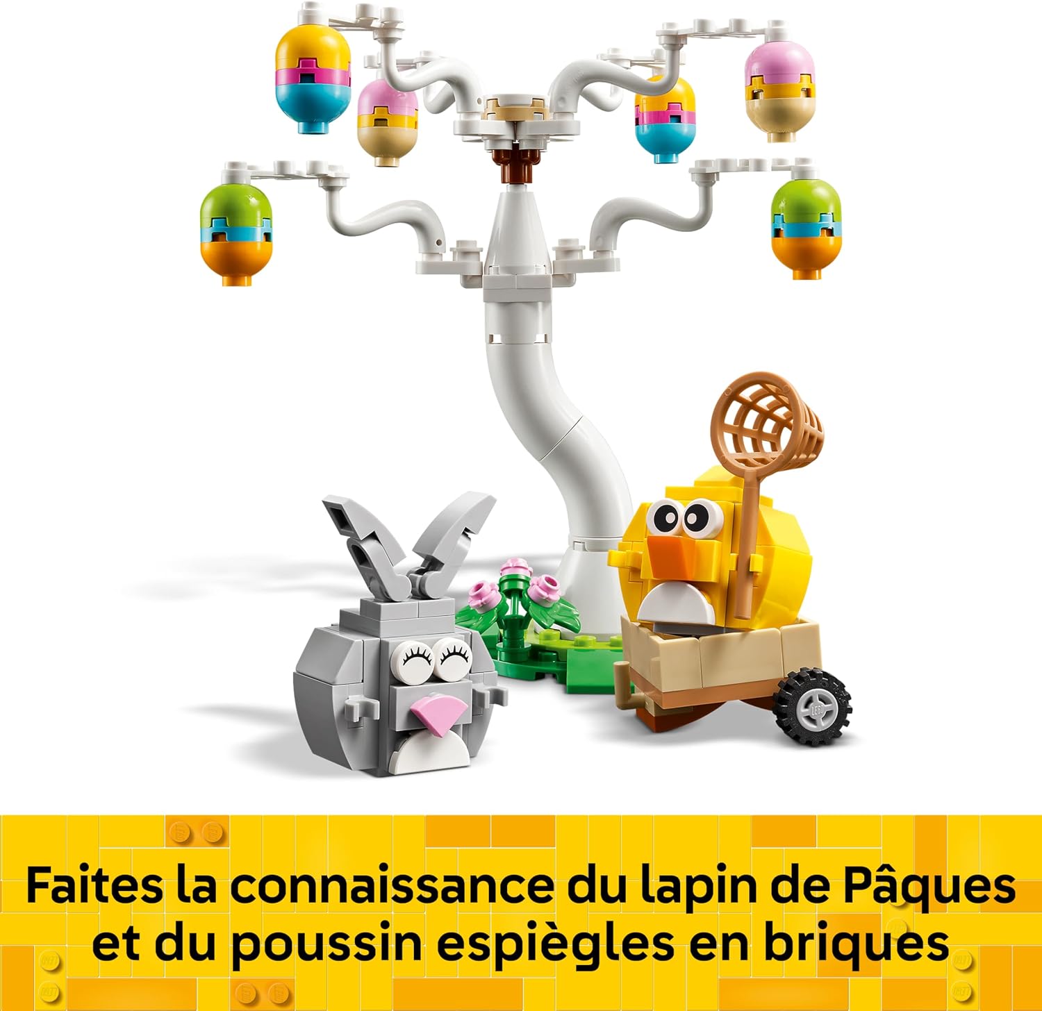 Thumbnail 4 de LEGO Le Lapin de Pâques et la Chasse aux Œufs (40808) – Kit créatif sur le thème de Pâques