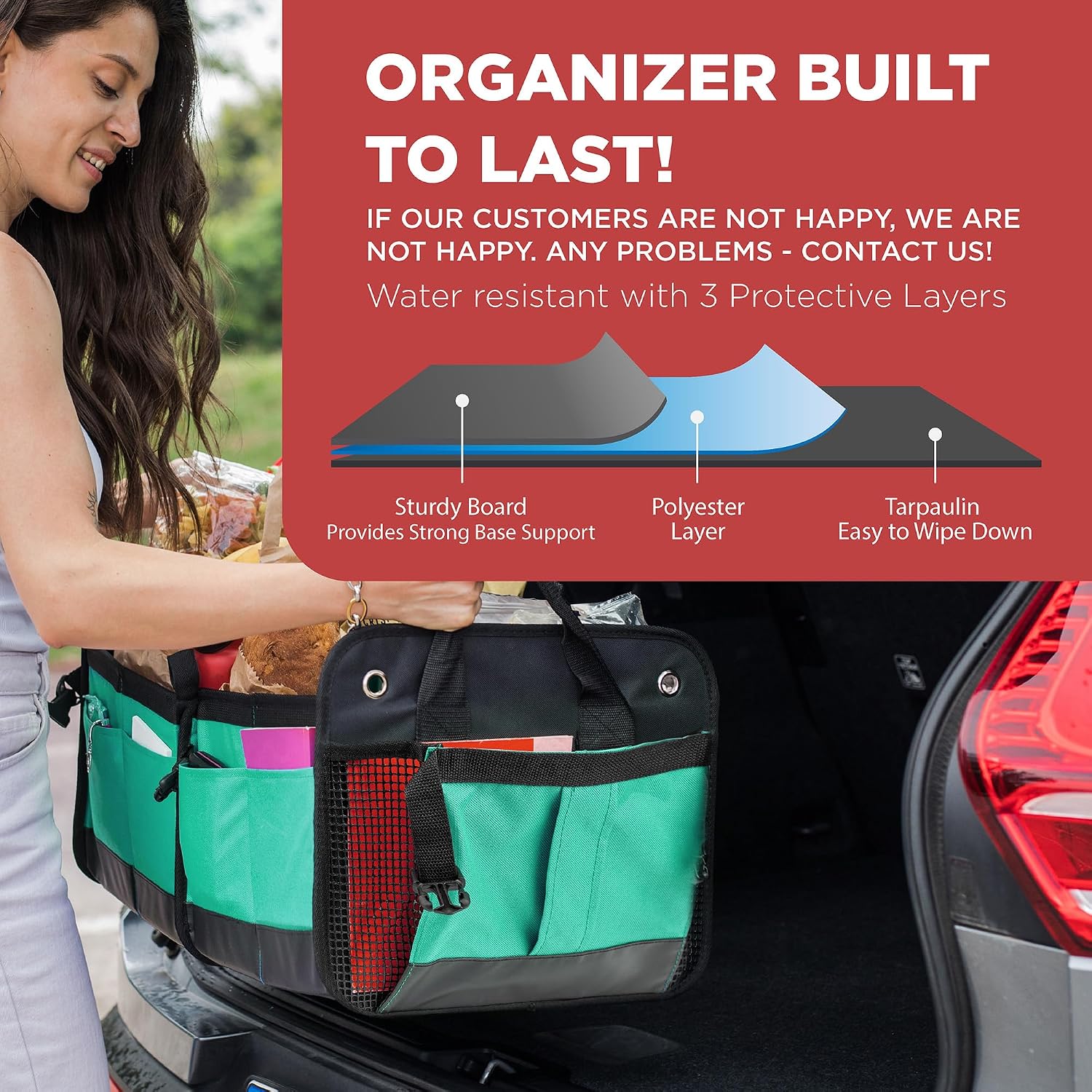 Detalle 1 de Car Trunk Organizer, Large