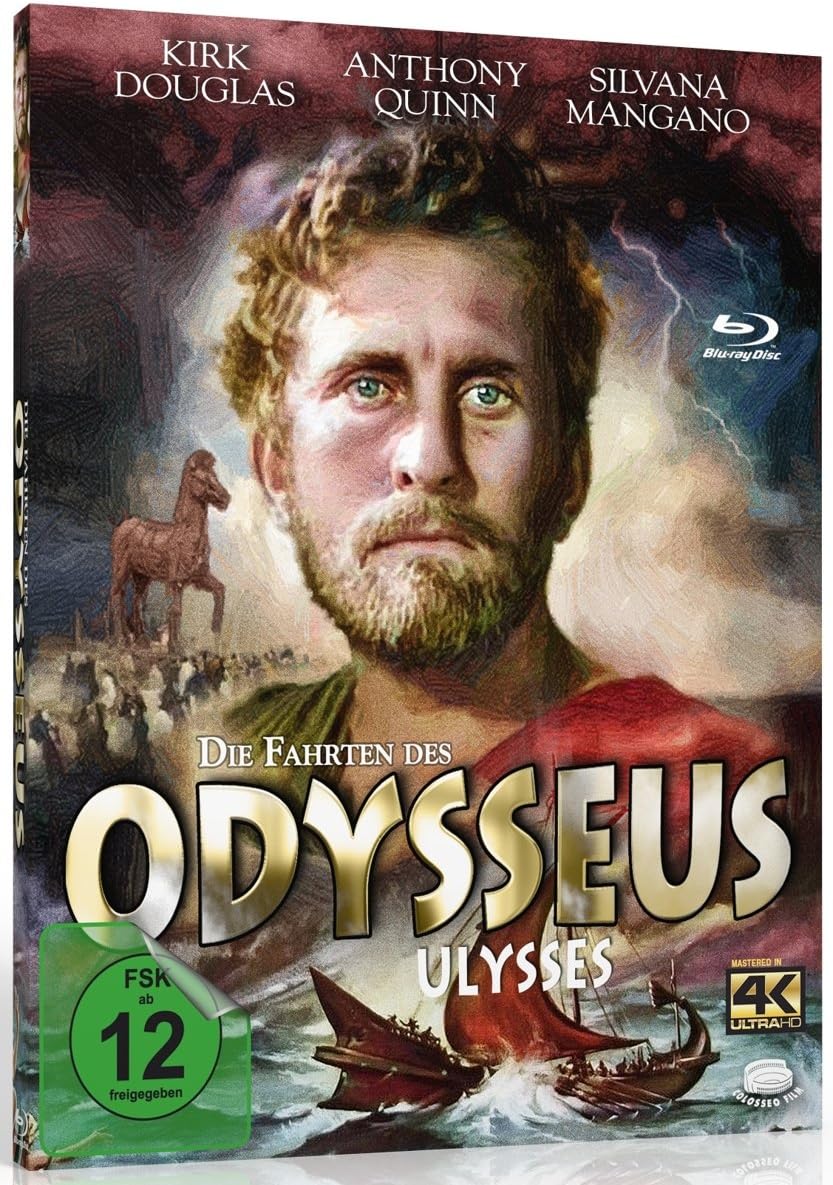Detalle de DIE FAHRTEN DES ODYSSEUS (1954) Blu-ray/DVD Film with Kirk Douglas