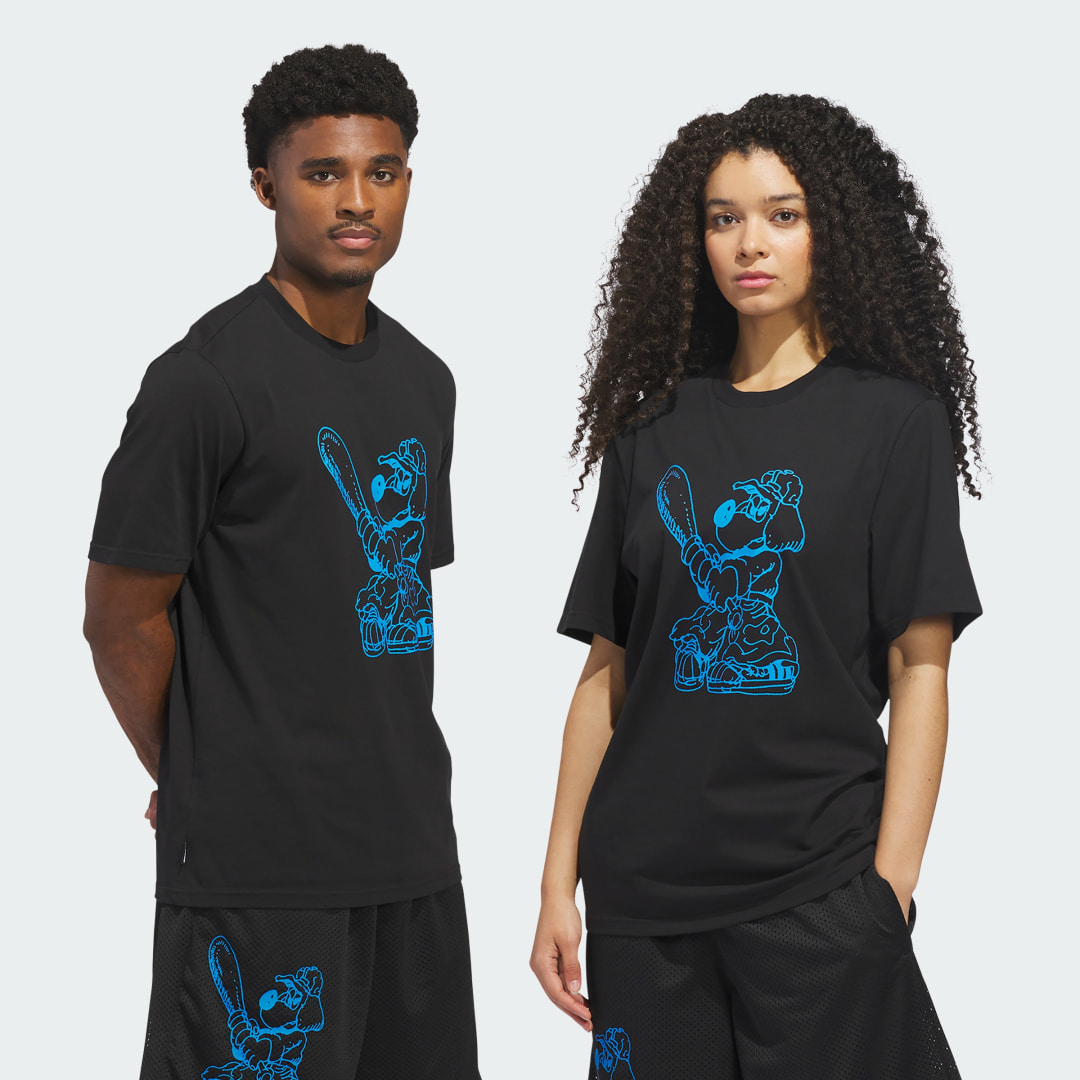Detalle de Camiseta Skateboarding x Kogancult Dog de Adidas (Negro)