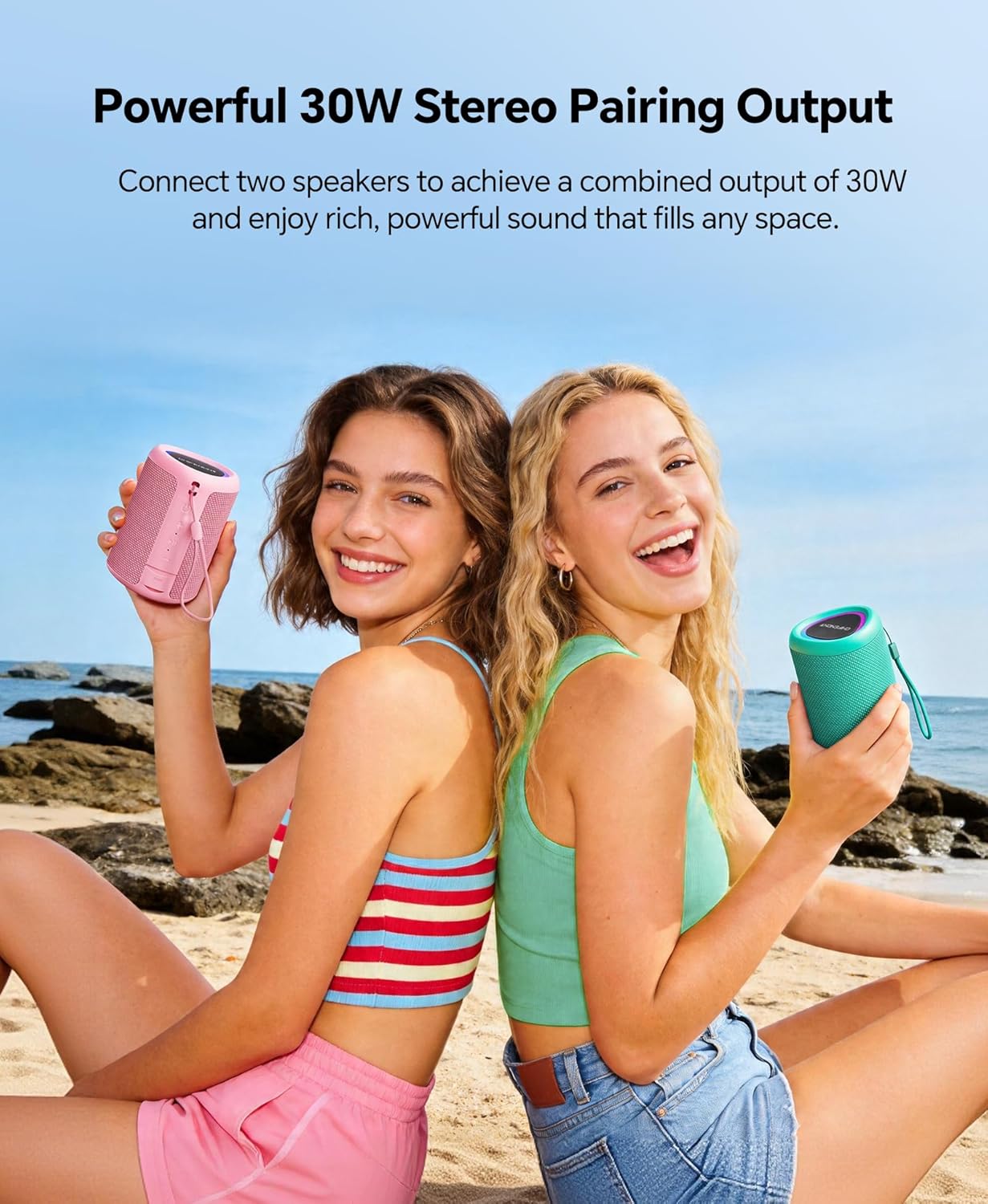 Thumbnail 6 de Portable Bluetooth Speaker Beach Essentials: Compact Power with IPX5 Waterproofing