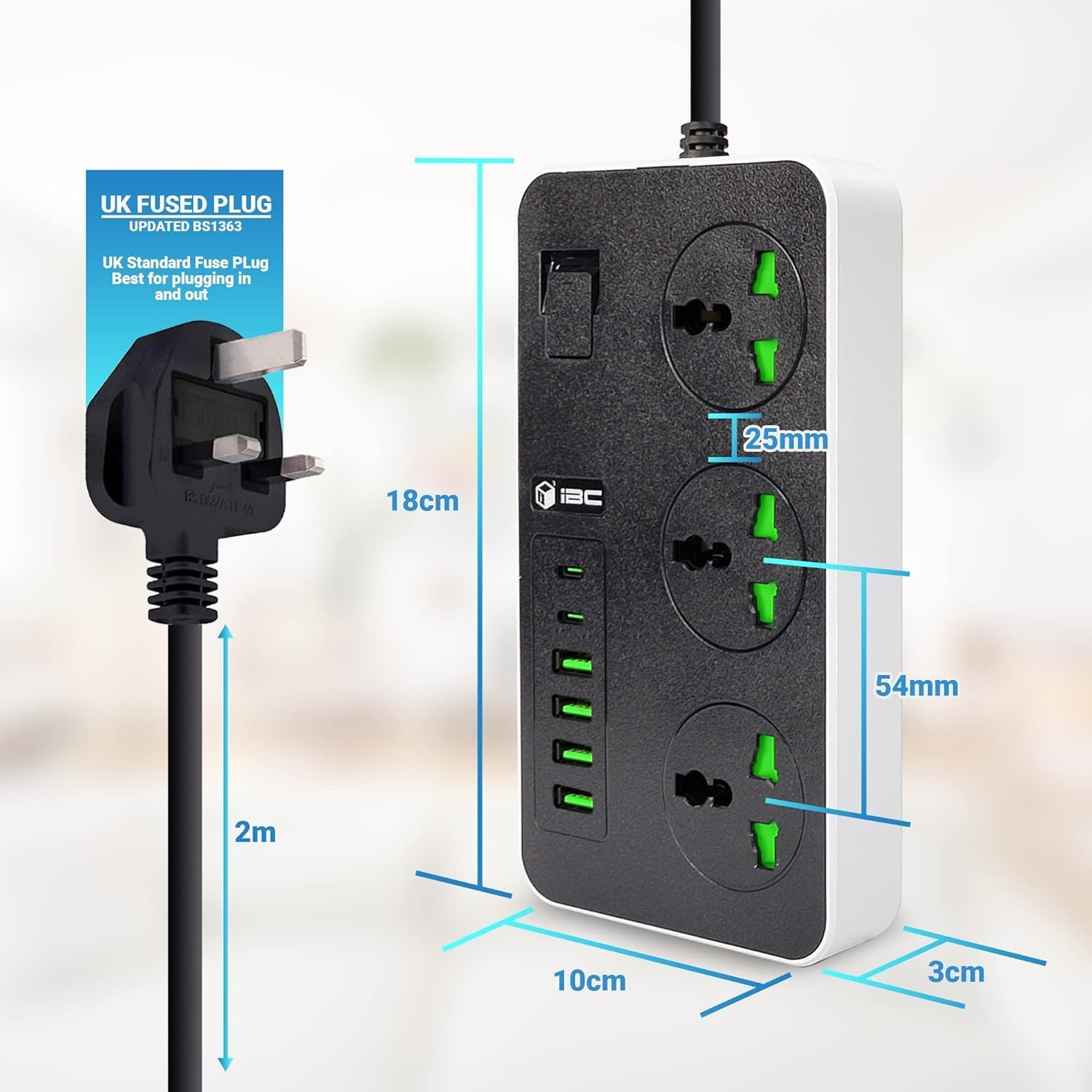 Thumbnail 6 de iBlockCube 6 USB extension lead with 2m