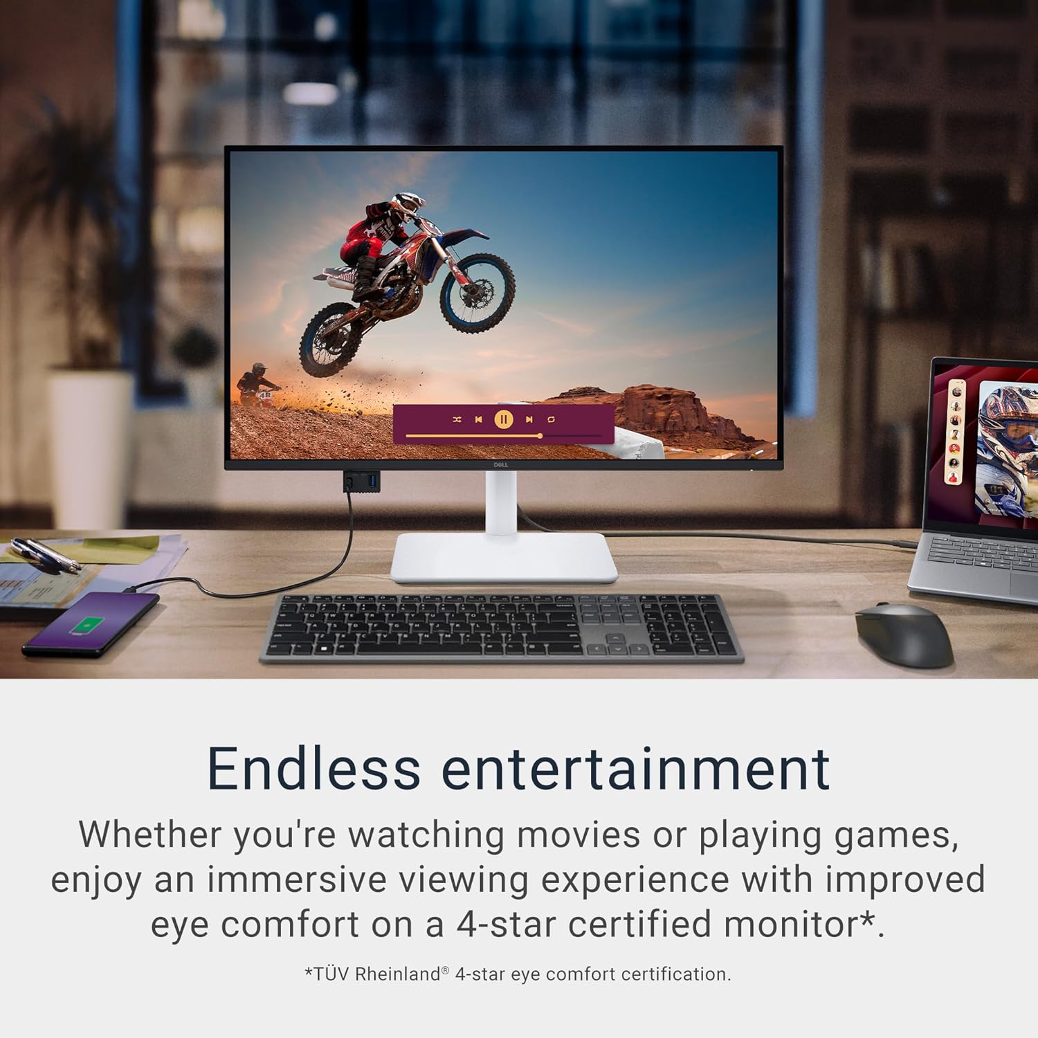 Detalle 2 de Dell 27 Monitor S2725QC: 4K UHD IPS, 120Hz, FreeSync Premium