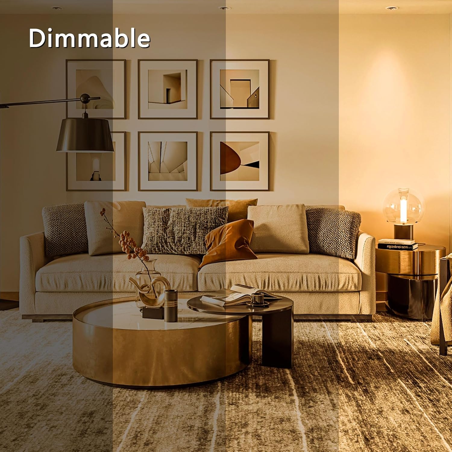 Detalle de Caldarax 8er Set MR16 GU5.3 35W Halogenstrahler 12V dimmbar, 2700K warmweiß (400 lm, 36°)