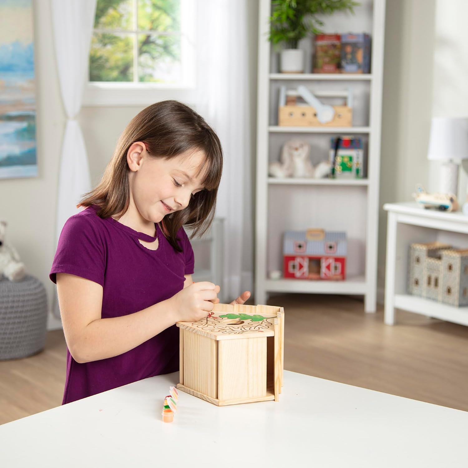 Detalle 2 de Melissa & Doug cabane à oiseaux en bois