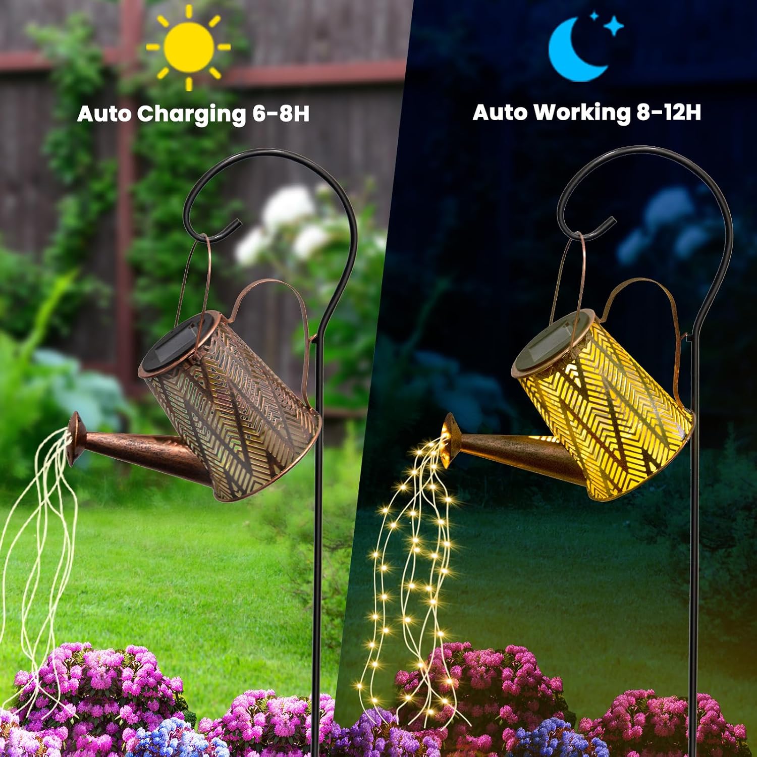 Detalle 2 de GLOBAL GOLDEN Solar watering can lights