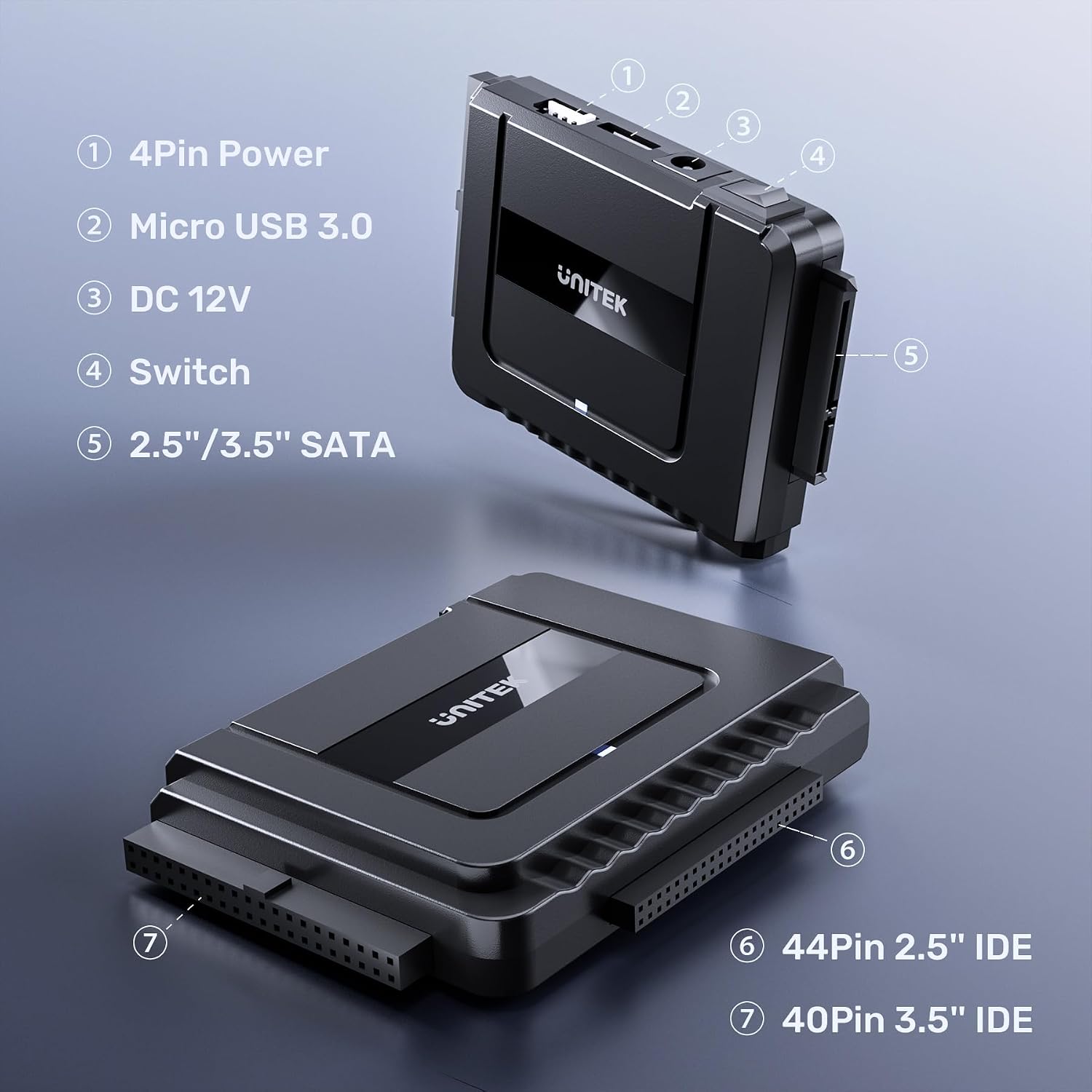 Thumbnail 4 de UNITEK Adattatore HDD/SSD SATA USB 3.0