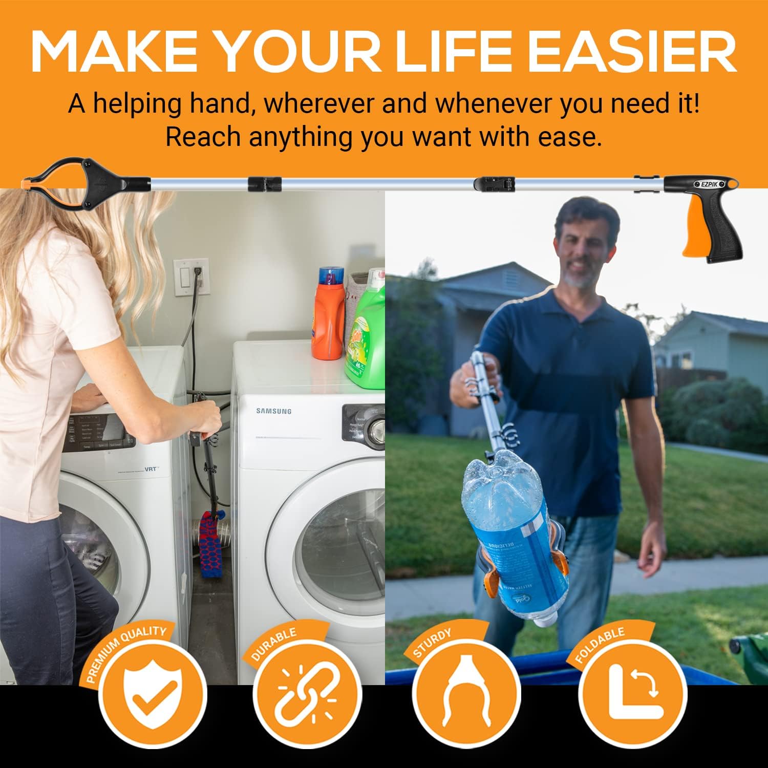 Thumbnail 2 de Ezpik 36" litter grabber, 91cm 2-pack