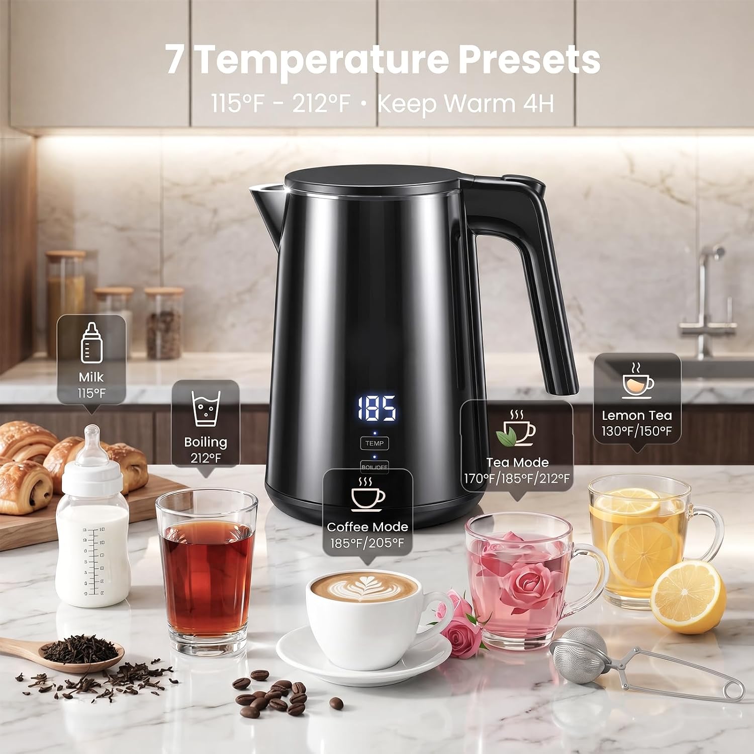 Detalle de Electric Kettle 1.0L