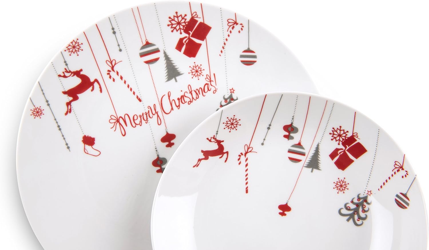 Thumbnail 1 de Excelsa Navidad – Servicio de Mesa en China 18 Piezas 🎄