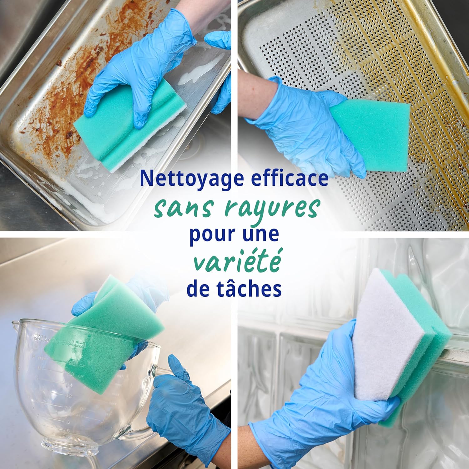 Thumbnail 1 de Spontex Éponges à récurer Anti-Rayures Specialist XL – Paquet de 6