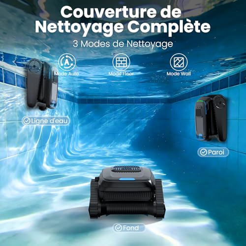 Thumbnail 1 de BOTLUXE (2026 Upgrade) PC10 — Robot de piscine sans fil pour jusqu’à 170 m²