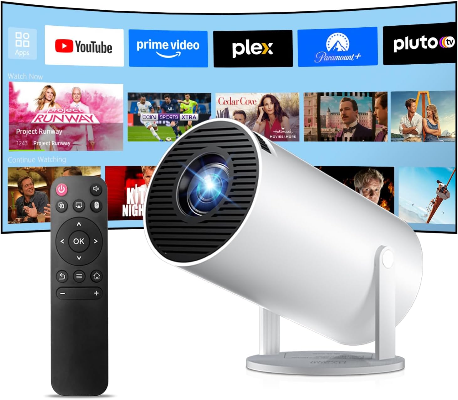 Detalle de HY300Pro Mini Projector 12,000 lumens 4K