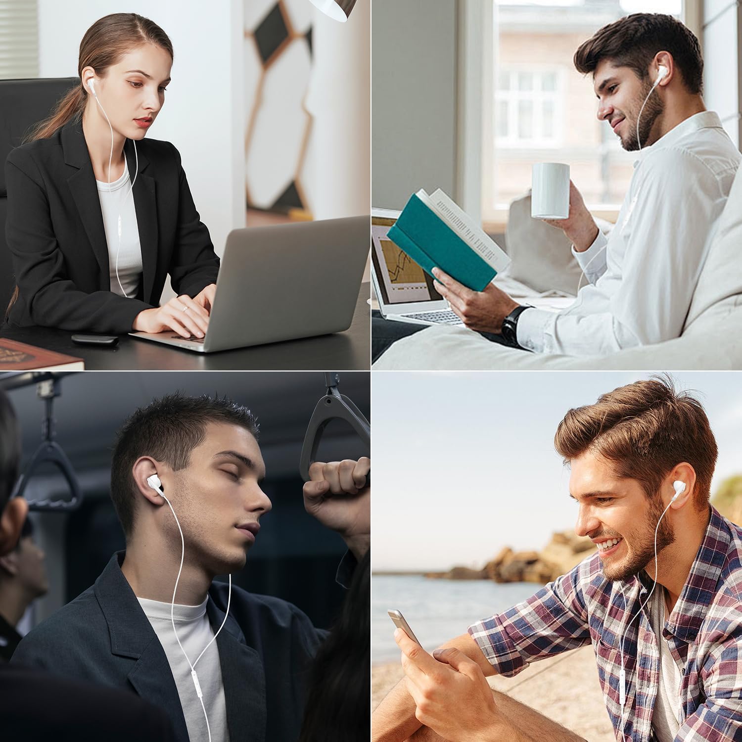 Thumbnail 6 de ASENTER USB C Headphones Wired Earbuds