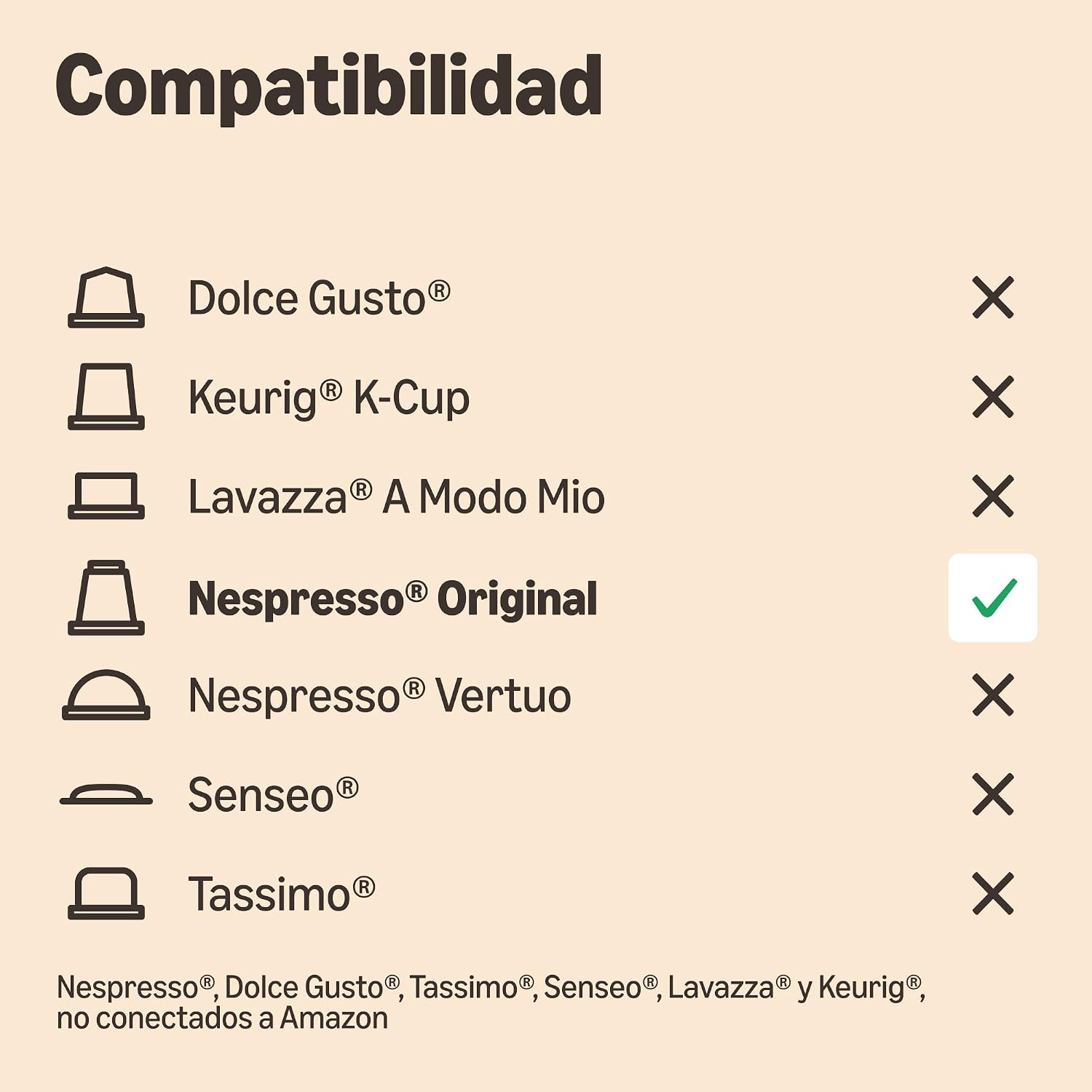 Thumbnail 3 de By Amazon Ristretto Intenso Cápsulas Nespresso ☕️ 100 unids