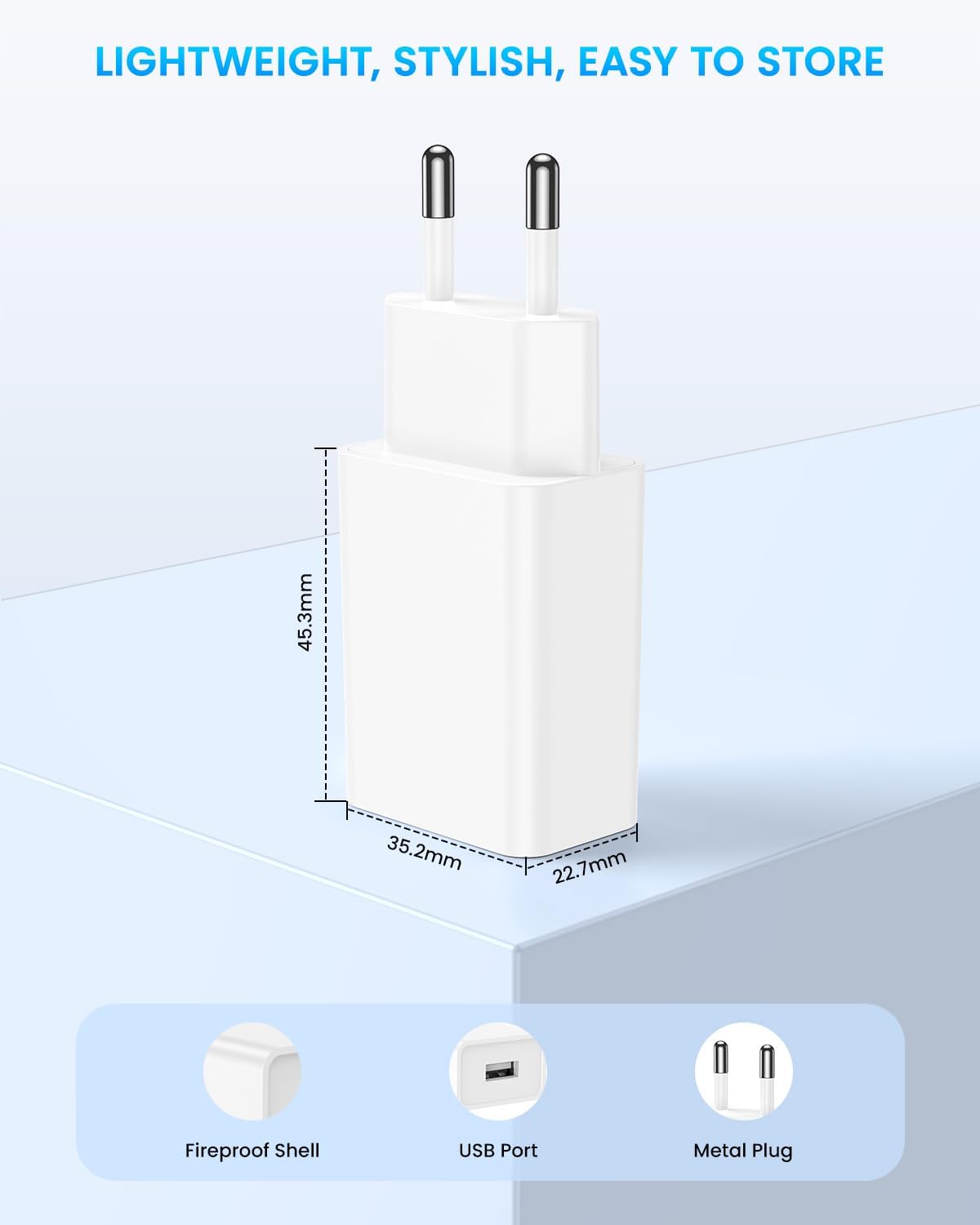 Thumbnail 4 de 2er Pack USB Netzteil 5V 2A Ladegerät