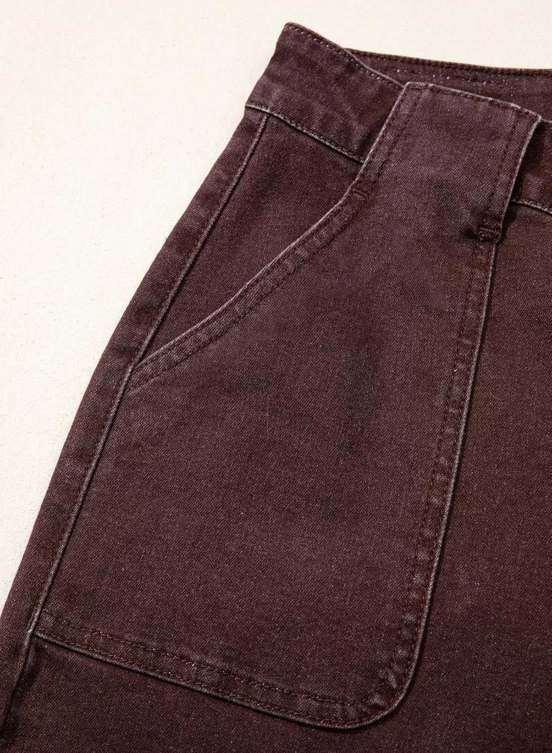 Thumbnail 6 de Sidefeel Women's Wide Leg Jeans, High-Rise Stretch Denim with Front Pockets