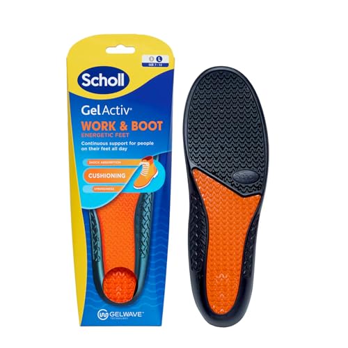 Detalle de Scholl GelActiv Work Insoles for Men – All Day Comfort for Boots