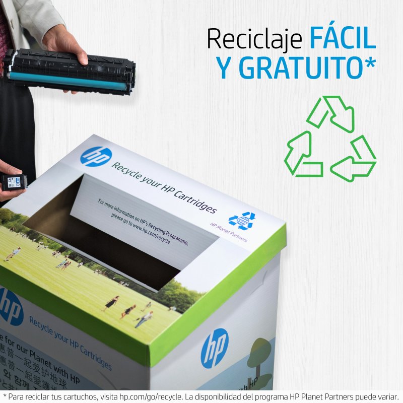 Detalle de Tóner Original HP 655A LaserJet Amarillo (CF452A) para Enterprise