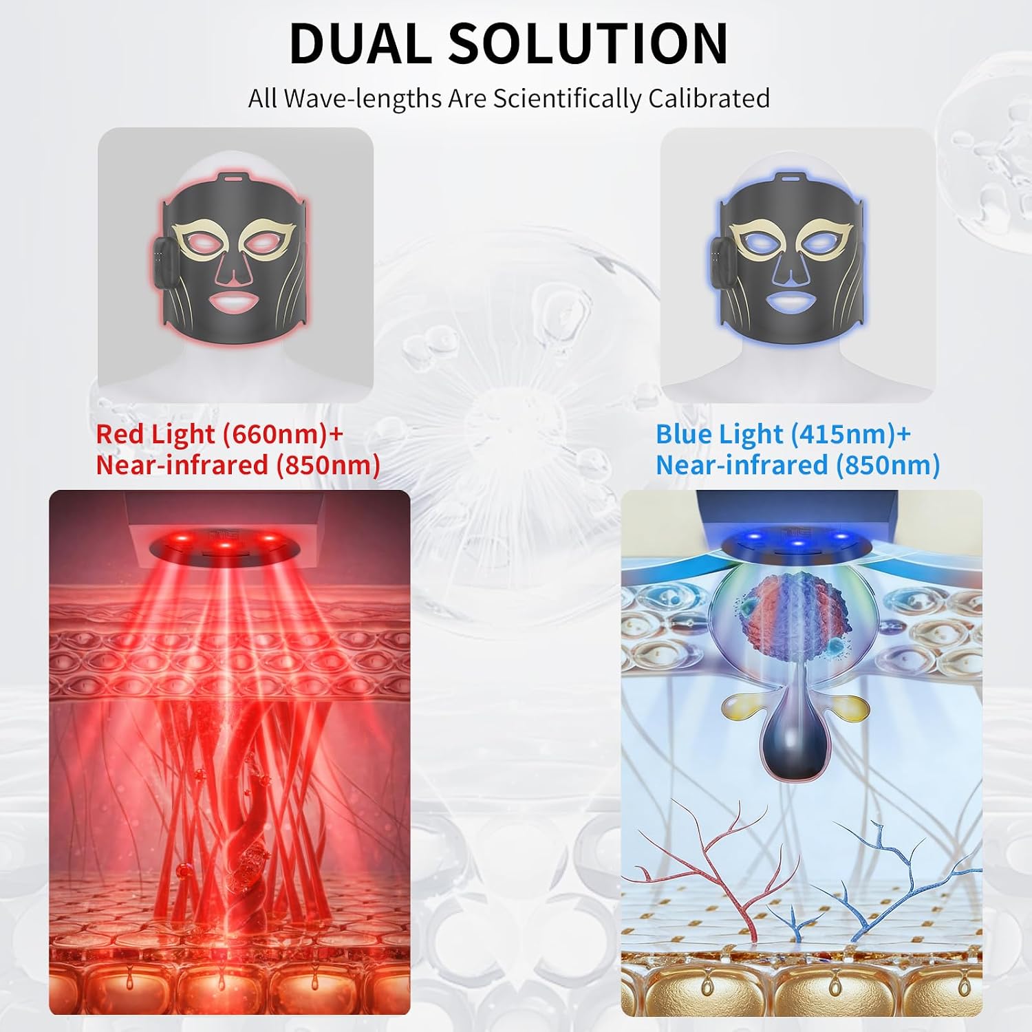 Detalle de LED Face Mask with Silicone